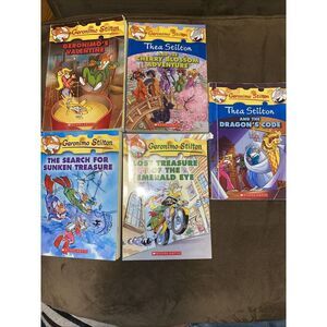 Lot Of 5 Geronimo Stilton Books by Thea Stilton